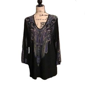 Dark Green Tunic Top